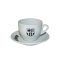 Barcelona kávés csésze+alj cappuccino