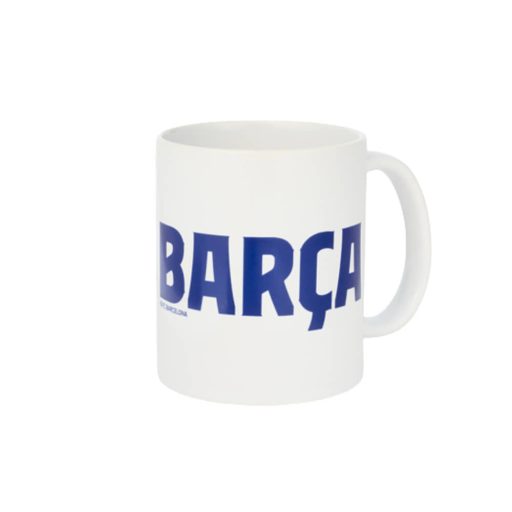 Barcelona bögre BARCA fehér