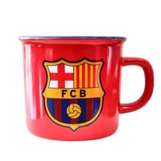 Barcelona bögre retro piros