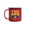 Barcelona bögre retro piros
