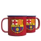 Barcelona bögre retro piros