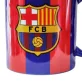 Barcelona bögre csíkos gránátvörös/kék