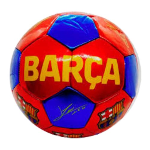Barcelona labda aláírásos piros-kék