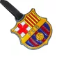 Barcelona kulcstartó kitűzővel