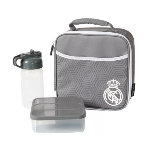 Real Madrid uzsonnás táska szett termó szürke