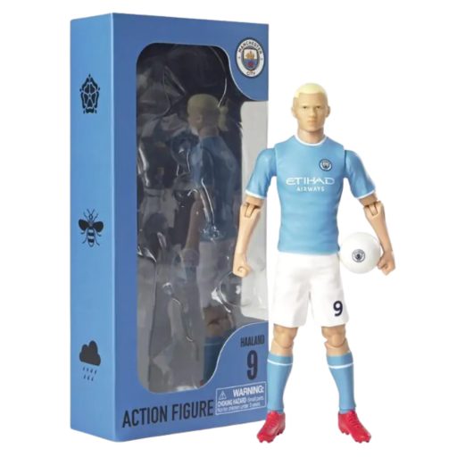 Focista akciófigura, 20 cm - Manchester City, Haaland 9