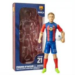 Focista akciófigura, 20 cm - FC Barcelona, F. De Jong 21