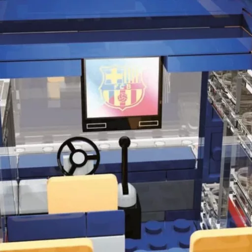 Barcelona építőjáték 488 db-os autóbusz