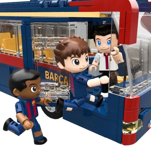 Barcelona építőjáték 488 db-os autóbusz