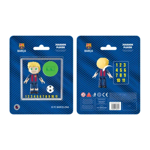 Barcelona építőjáték 4 db-os játékos N1