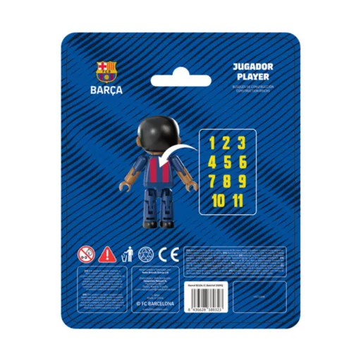 Barcelona építőjáték 4 db-os játékos N2