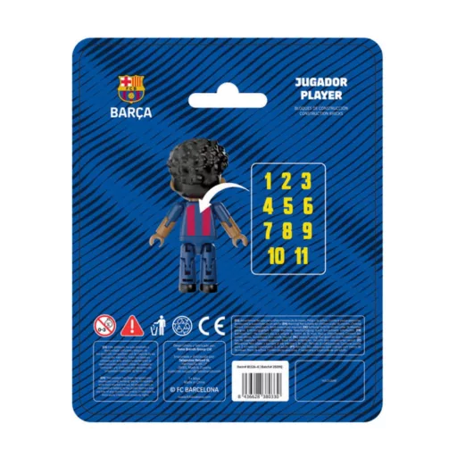 Barcelona építőjáték 4 db-os játékos N4