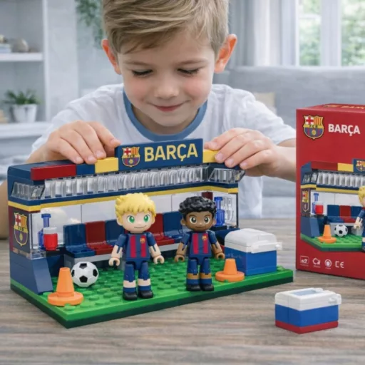 Barcelona építőjáték 186 db-os cserepad