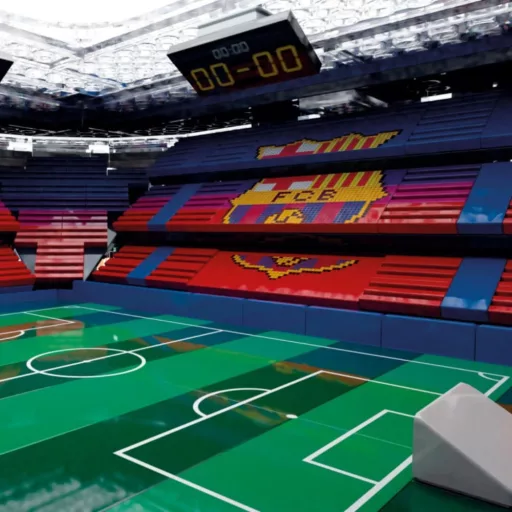 Barcelona építőjáték 2563 db-os stadion