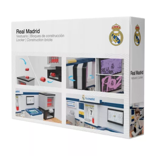 Real Madrid építőjáték 439 db-os öltöző