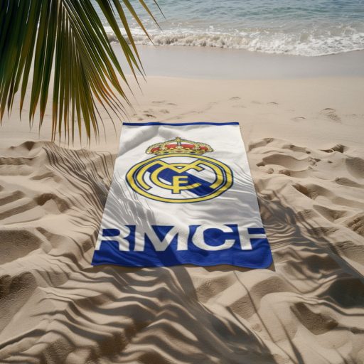 Real Madrid törölköző 70x140 cm fehér