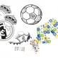 Real Madrid színező készlet