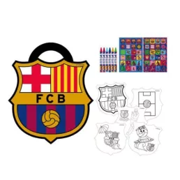 Barcelona színező szett zsírkrétával és matricákkal