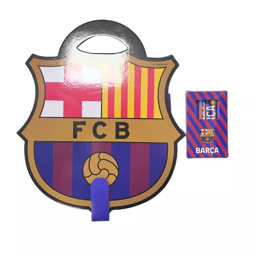 Barcelona színező szett zsírkrétával és matricákkal