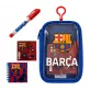 Barcelona iskolai szett plüss tokban notesz és toll