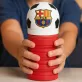 Barcelona tolltartó összenyomható focilabdás piros