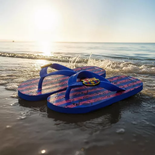 Barcelona papucs flip-flop gyerek