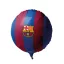 Barcelona lufi gömb alakú csíkos