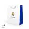 Real Madrid ajándéktasak fehér-kék közepes 26x12x32cm