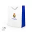 Real Madrid ajándéktasak fehér-kék közepes 26x12x32cm