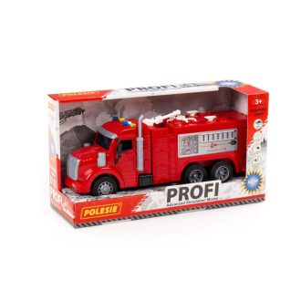 Polesie műanyag tűzoltó kamion piros