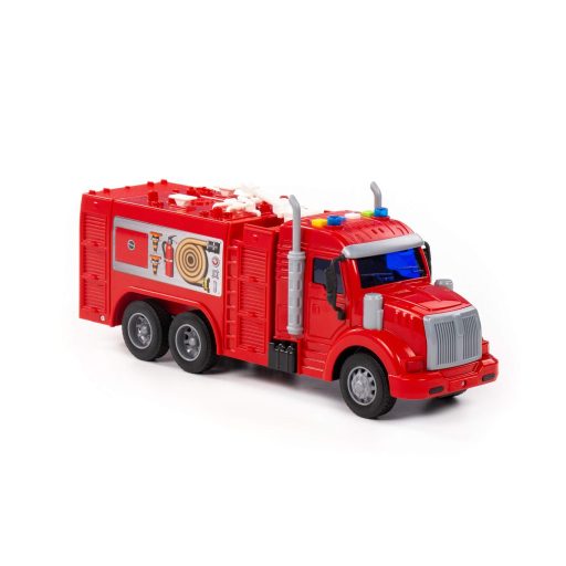 Polesie műanyag tűzoltó kamion piros
