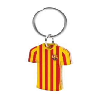 Barcelona kulcstartó mezes sárga