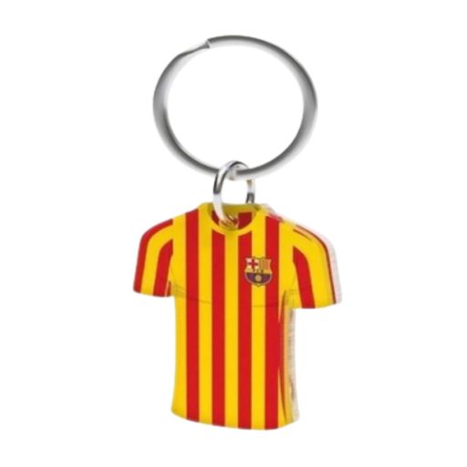 Barcelona kulcstartó mezes sárga