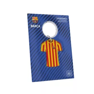 Barcelona kulcstartó mezes sárga