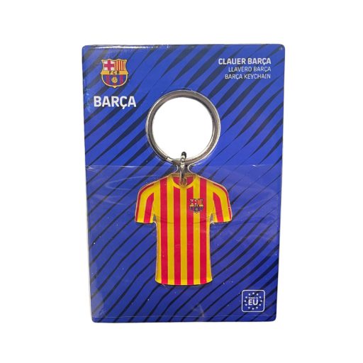 Barcelona kulcstartó mezes sárga