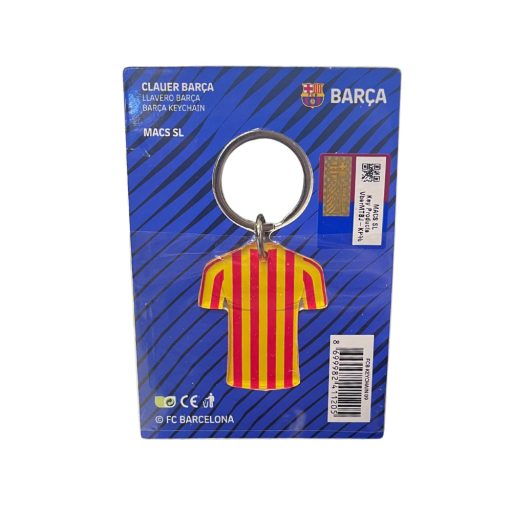 Barcelona kulcstartó mezes sárga
