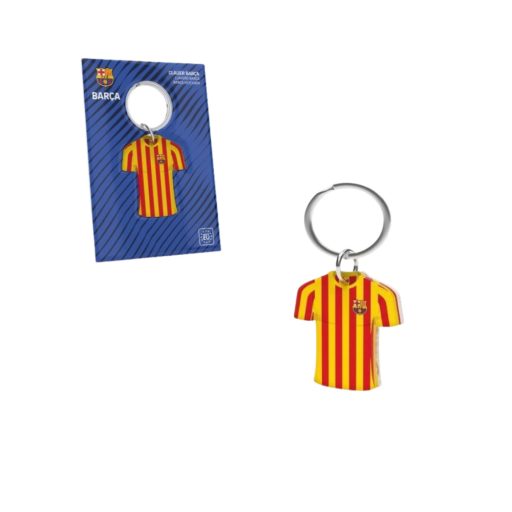 Barcelona kulcstartó mezes sárga