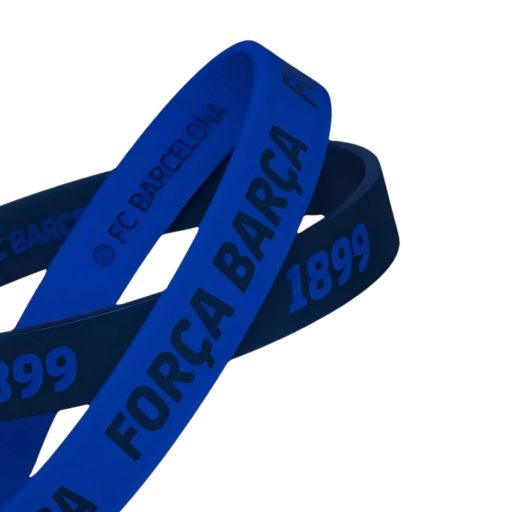 Barcelona karkötő szilikon 2 db-os kék gyerek