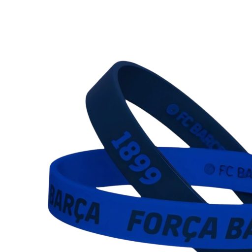 Barcelona karkötő szilikon 2 db-os kék gyerek