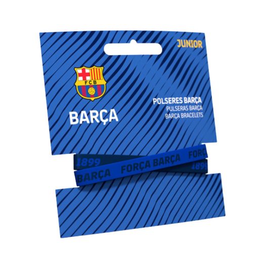 Barcelona karkötő szilikon 2 db-os kék gyerek