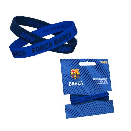 Barcelona karkötő szilikon 2 db-os kék gyerek