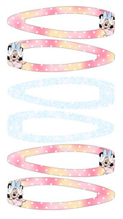 Minnie egér hajcsat szett 3db