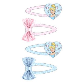   Disney Hercegnők (Hamupipőke) csillogós hajcsat szett 2db 