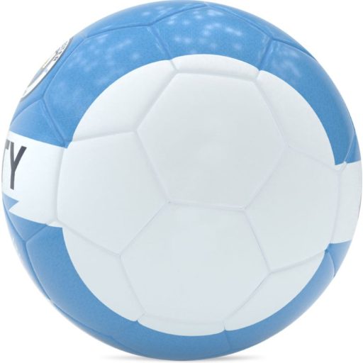 Manchester City labda kék-fehér
