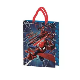 Ajándéktasak 34x26x12cm. 4ass FSC  Spiderman