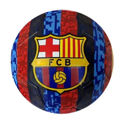 Barcelona labda színes csíkos 5 ös