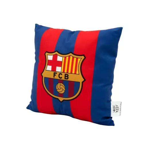 Barcelona párna csíkos címeres