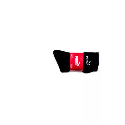 Puma unisex pamut sportzokni - 3 pár - 43-46 - fekete