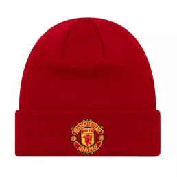   Manchester United sapka kötött visszahajtós felnőtt piros