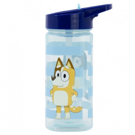 Bluey Prémium keményfalú szívószálas kulacs gyerekeknek - 510ML